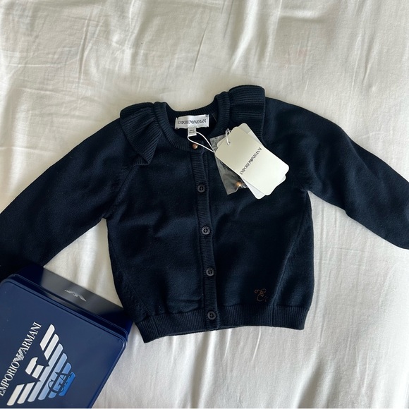 Emporio Armani navy cardigan - Picture 1 of 6